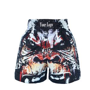 2024 últimos pantalones cortos de boxeo MMA sublimados personalizados para hombres Muay Thai Fighting Gym Training Sets Servicio OEM Elegante ropa de artes marciales - Product Image 1