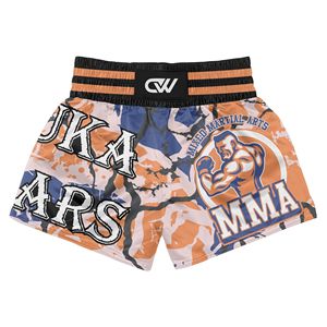 OEM/ODM Custom Logo Sublimation Printing Stretchy Compression Rashguard <b>Short</b> Sleeve Training Muay Thai Set Spandex/<b>Polyester</b> - Product Image 3