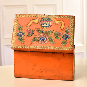 กล่องไม้หลากสีสไตล์วินเทจทำด้วยมือกล่องเครื่องประดับดีไซน์ของตกแต่งบ้าน - Product Image 3