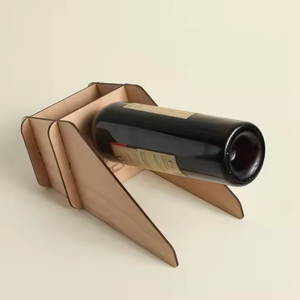 Soporte de vino de madera hecho a mano más vendido, estante decorativo para botella y vidrio para decoración de cocina y hogar - Product Image 4