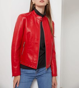 Veste en cuir pour femme 2026, style dernier cri, personnalisable, imperméable, luxe - Product Image 2