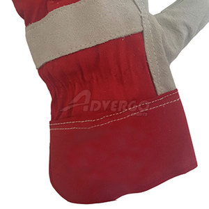 Custom Logo Safety Leather Working <b>Gloves</b> In Low Price Men Leather Work <b>Gloves</b> For Hand Safety - Product Image 4