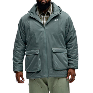 เสื้อแจ็คเก็ตไนลอนกันน้ำสำหรับผู้ชายแบบมีฮู้ดสำหรับฤดูหนาว เสื้อพาร์กาสำหรับกิจกรรมกลางแจ้งแบบมีฉนวนกันความร้อน เสื้อผ้ากันหนาวแบบกำหนดเอง รับผลิตแบบ OEM ขายส่ง - Product Image 1