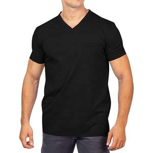 เสื้อยืดคอกลมแขนสั้นผู้ชาย ผ้าฝ้าย 100% ดีไซน์เรียบง่าย พร้อมโลโก้ด้านหน้า ผ้าถัก - Product Image 2