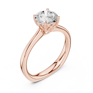 Anillo de compromiso clásico de estilo europeo con diamante de 1.25 quilates cultivado en laboratorio, corte clásico, en oro de 14K, con certificado IGI, para aniversario o boda. - Product Image 6