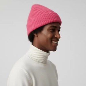 Conjunto de Gorro y Bufanda de Invierno Cálidos para Exteriores, Color Sólido, con Logotipo Personalizado, Unisex, Estilo Pescador Clásico, con Puño, para Esquí, 2 Piezas, 100% - Product Image 2