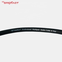 Câble audio multipaire SREXACT 8 canaux de type Rainbow, câble multipaire XLR, gaine en PVC, paire torsadée, blindage en feuille, cuivre nu