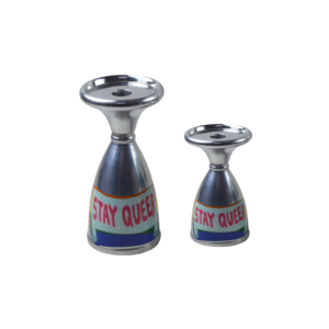 Juego de Portavelas Metálicos Hechos a Mano con Diseño Temático LGBTQ, Candelabros de Mesa, Decoración Festiva para el Hogar - Product Image 1