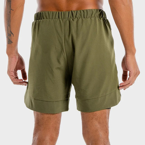 Pantalones Cortos de Algodón para Hombre al por Mayor, Personalizados, con Cordón en la Cintura, Acabado Lavado, Transpirables, de Secado Rápido - Pantalones Cortos Casuales Oversize para Correr - Product Image 2