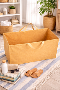 <b>Extra</b> <b>Large</b> Natural Jute Tote Bag Striped <b>Print</b> Eco Friendly Reusable Shopping Beach Exhibition Grocery Bag Heavy Duty for - Product Image 3