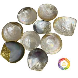 Offre Spéciale – Assiette Ronde Artisanale en Nacre Naturelle Écologique Polie, Plat de Présentation pour Caviar et Coquillages - Product Image 2