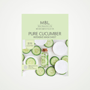 Mascarilla facial Embiel Pure Oi Intensive Mask Sheet, 10 mascarillas faciales coreanas de hidrogel con Aloe Vera - Product Image 2