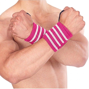 Bandes de poignet réglables en polyester et coton de haute qualité, antidérapantes et respirantes pour la musculation, la gym, l'haltérophilie et les sports - Oriental - Product Image 1