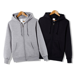 Sweat à capuche épais personnalisé avec broderie de logo, 420 g/m², avec cordon, en molleton de coton polyester surdimensionné pour hommes - Product Image 4