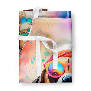 Mastiff Hippie Dawg Unisex Large Multicolor <b>Apron</b> for Cooking Baking Crafts <b>Gardening</b>-for Adults Men and Women - Product Image 3