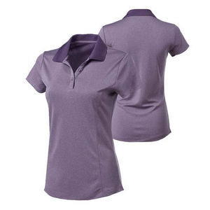 Chemises polo personnalisées High Street, manches courtes, polyester, pour femmes, unies, teintes, pour le sport - Product Image 3