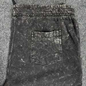 Men Acid Wash Lightweight 100% Cotton <b>Vintage</b> Sun Faded <b>French</b> Terry Breathable Quick Dry Drawstring Mid Waist Casual Streetwear - Product Image 6