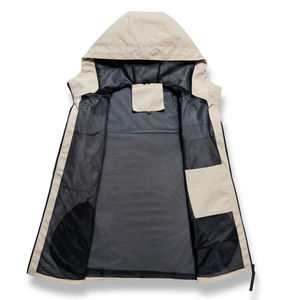 Chaquetas cortavientos personalizables 100% poliéster para hombre, chaquetas para hombre a precio de mayoreo, chaqueta cortavientos de primavera/otoño para hombre - Product Image 3