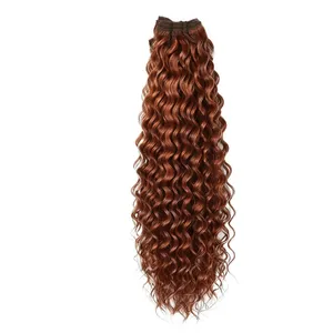 Peluca de Cabello Humano Remy Largo, Rizado, Color Marrón Chocolate, con Base de Seda, Tamaño Personalizable - Product Image 5