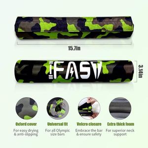 Barbell Squat Protective Foam Pads Camo Oxford Neck Shoulder Support Training Equipment Accessory - Product Image 3
