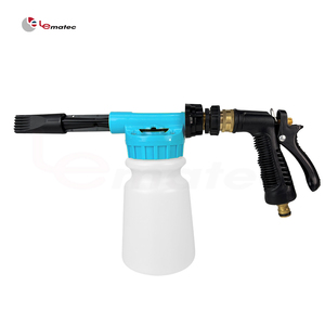 Pistolet à mousse pour lavage de voiture Lematec, basse pression, bouteille en PP, distributeur de savon réglable, pulvérisateur pour tuyau d'arrosage, pour le nettoyage domestique et automobile - Product Image 1