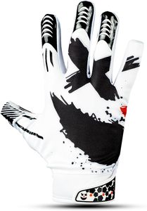 Guantes de Fútbol Americano Personalizados de Alta Calidad para Mujer, Estilo Inspirado en Minifalda de Cuero, Guantes Deportivos Transpirables - Product Image 2