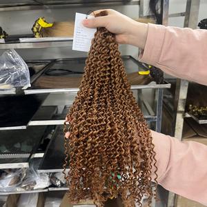 Cabello Afro rizado de moda, cabello lacio eslavo con puntas súper voluminosas, cabello humano 100% al por mayor con cutícula alineada - Product Image 5