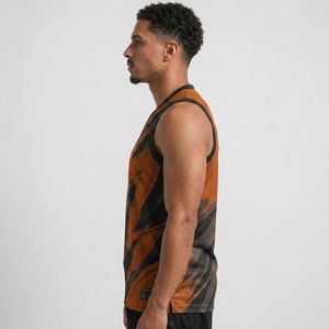 Maillots de basket-ball pour équipes masculines, nouvelle saison 2026, vente en gros, qualité supérieure, maillots de basket-ball cousus avec service OEM - Product Image 6