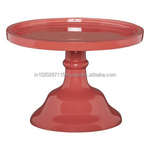 Soporte decorativo para pasteles de metal con volutas para resaltar pasteles en aniversarios, eventos importantes o concursos de postres - Product Image 2