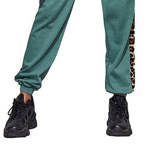 OEM High Street Style Unisex Hooded Fleece Tracksuit Tiger Printing Side Panel Sweatshirt Joggers 2Pcs Winter GYM <b>Sweat</b> <b>Set</b> - Product Image 6