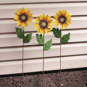 Piquets de jardin en fer pour l'aménagement paysager, décoration de jardin, fournitures de support pour plantes d'extérieur - Product Image 2