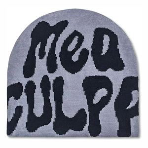 Top Trending High Quality Breathable & Waterproof Unisex Street Style Winter Cotton Custom <b>Plain</b> Customized Logo Beanie <b>Caps</b> - Product Image 5