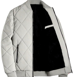 Men's Winter Autumn Customized ODM <b>Thick</b> Quilted Waterproof Anti-UV Windproof Single Button Zipper Pocket Polar <b>Fleece</b> <b>Jacket</b> - Product Image 3