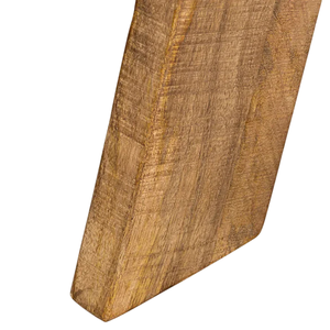 โต๊ะรับประทานอาหารทรงกลมไม้มะม่วงสไตล์ยุโรปแบบดิบๆ สำหรับร้านกาแฟ บิสโทร บาร์ ร้านอาหาร ครัวบ้าน - Product Image 4