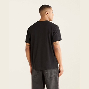 เสื้อยืดผู้ชายไซส์ใหญ่ ผ้าฝ้าย 100% 180GSM สำหรับฤดูร้อน แบบเรียบ ไม่มีลาย พิมพ์ลายดิจิตอลได้ คุณภาพสูง แขนสั้น - Product Image 4