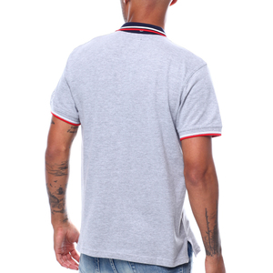 Polo homme en piqué de coton décontracté, coupe classique, col garni, best-seller, prix de gros, quantité en vrac, personnalisable - Product Image 3