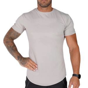 Camisetas de entrenamiento de culturismo para hombre, camiseta informal de verano de algodón transpirable antipilling de manga corta - Product Image 4