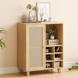 DreamCraft Adjustable Rattan Accent <b>Cabinet</b> for Turning <b>Tools</b> Made in Vietnam - Product Image 3
