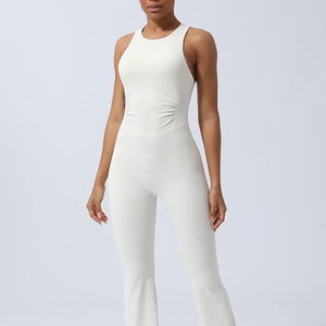 Mono Deportivo de Dos Piezas sin Mangas de Alta Calidad para Mujer, Ajustado, hasta la Rodilla, Ecológico, de Secado Rápido, para Correr, Gimnasio y Yoga - Product Image 6