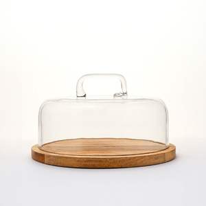 Présentoir à gâteaux de boulangerie avec couvercle en verre - Product Image 6