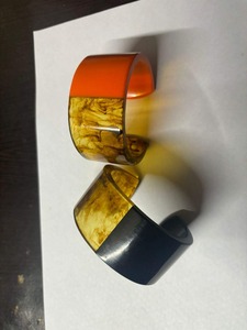 กำไลข้อมืองานฝีมือเรซิ่นสุดหรู ดีไซน์เก๋สำหรับผู้หญิงแฟชั่น - Product Image 4