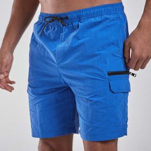 Pantalones Cortos Deportivos para Hombre, para Yoga, Gimnasio, Correr, Transpirables, de Secado Rápido, Cintura Media, Cintura Elástica, Bolsillos con Cremallera, Malla - Product Image 3