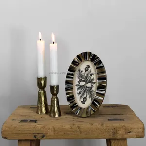 Handmade Bamboo & Metal Modern Art Unique <b>Lantern</b> <b>Candle</b> Holder by Zahid Exports India for Home Decor and Christmas - Product Image 2