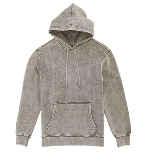 Nouvelle Collection – Sweats à Capuche Hiver Effet Vieilli – Qualité Supérieure 100% Coton Molletonné – Écologique, Respirant, avec Poche – Couleur Unie – Décontracté – Personnalisable pour Homme - Product Image 2