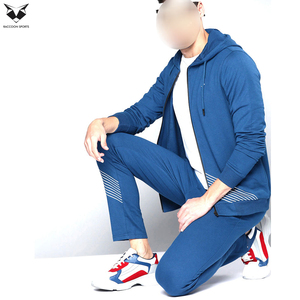 High Quality Good Seller 2 PCS <b>Set</b> Men Outer Wear Jogging Simple Tracksuits, Full-Length Regular Fit Tracksuit with Full Sleeves - Product Image 4