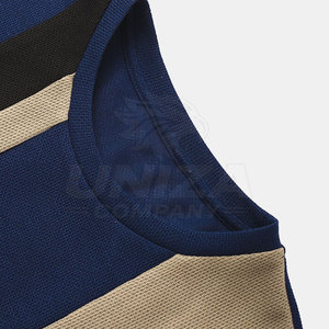 T-shirt classique à manches courtes pour homme 100% coton avec col en tissu polaire (220g) respirant, séchage rapide, texture lisse, style décontracté - Product Image 3