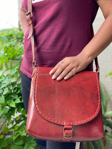 กระเป๋าสะพายหนังมีสไตล์กระเป๋าหนังแข็งกระเป๋าสะพายไหล่กระเป๋าหนังม้ากระเป๋าสะพายไหล่สำหรับผู้หญิง - Product Image 6