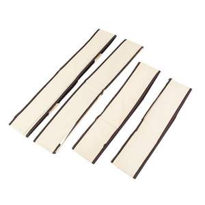 Set di 4 Scatole Portaoggetti in Tessuto Non Tessuto Beige per Organizzazione Vestiti - Product Image 4
