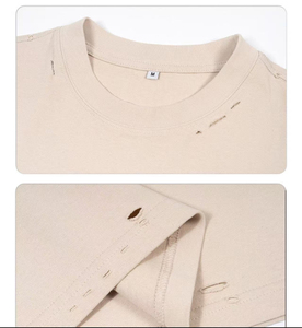 เสื้อยืดคอกลมชายแขนสั้นคุณภาพสูง เนื้อผ้านุ่ม น้ำหนักเบา ระบายอากาศได้ดี เป็นมิตรกับสิ่งแวดล้อม เหมาะสำหรับใส่ในฤดูร้อน สวมใส่สบาย ผลิตจากผ้าฝ้าย - Product Image 5