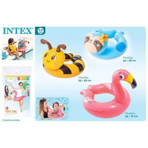 Gommone gonfiabile Intex a forma di animale 55x58 cm, gioco da piscina per bambini dai 3 ai 6 anni - Product Image 1